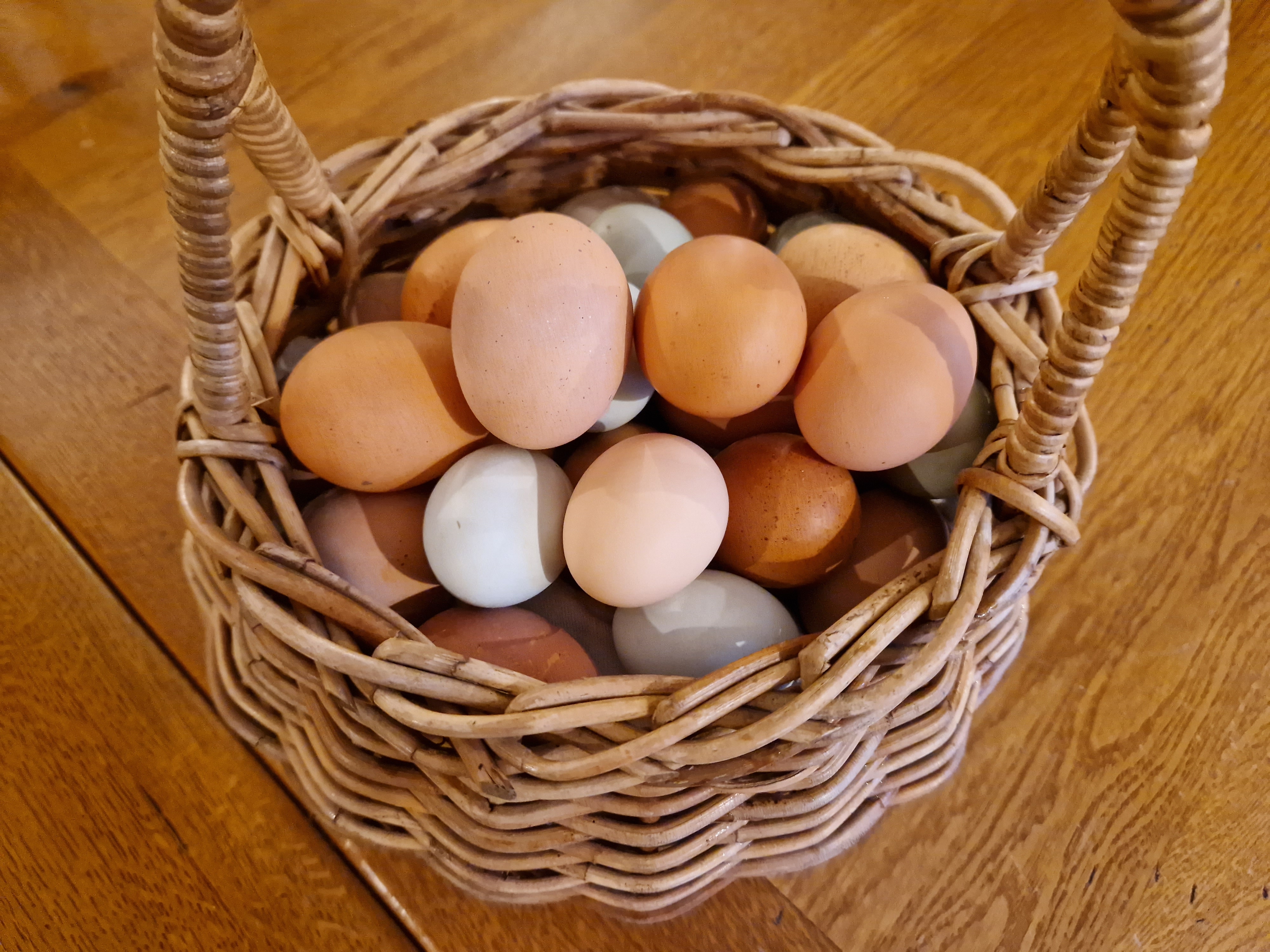 Basket of Kerswell Eggs